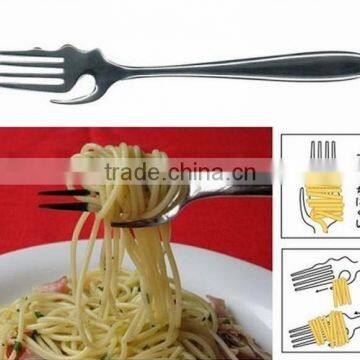 japanese style stainless steel pasta fork