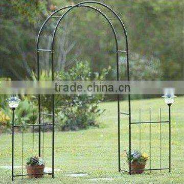 Garden arch with solar light