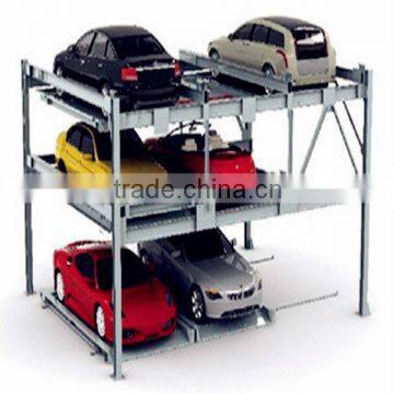 Mechanical triple stacker parking lift