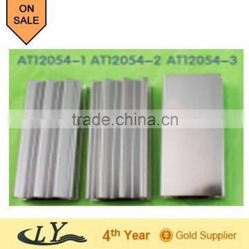 Aluminum plate for hairbrush