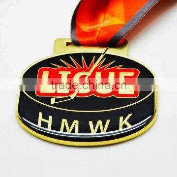 Custom Plated Blank Cheap Medallions with Wreath Decoration
