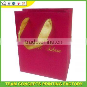 Printable ribbon handles paper material gift bags