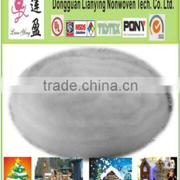 Snow-like Plump polyester for handcrafts, fake snow for decoration and christmas