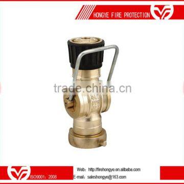 HY002-069A3-00 3-position shut fog jet nozzle;USA pin type fog nozzle;marine fire hose nozzle