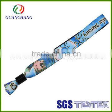Imprinting Colored Recycled Woven Event Wristbands Plastic photo-5