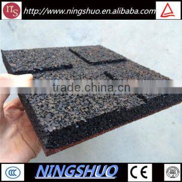 Trade Assurance 25mm Gym rubber flooring, rubber flooring tile for weight room