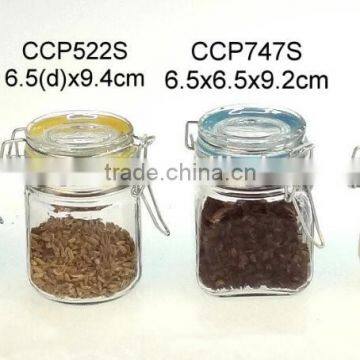 LB108S Glass Storage for Spice With Clip Lid