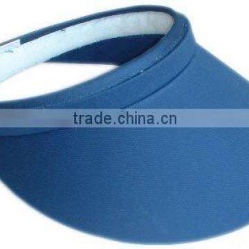 blue sport sun visor hat
