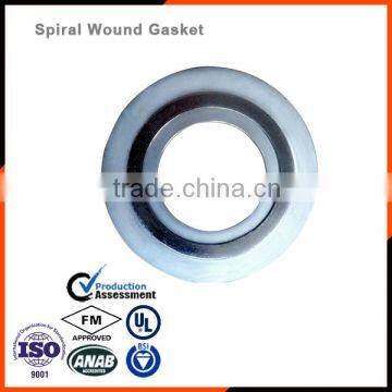 China hardware grooved metal gasket metallic spiral wound gasket