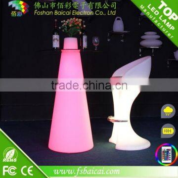 Modern Light Up Bar Table /Led Light Table Decoration with 16colors changing