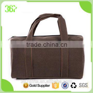 High Quality Big Capacity Portable Customized Folding Vintage Canvas Travel Bag photo-3