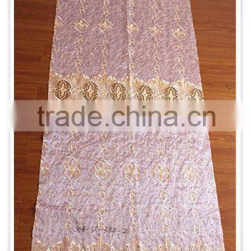 SR-284 15 years top-rated golden seller newest 100% polyester Water soluble embroidered cloth