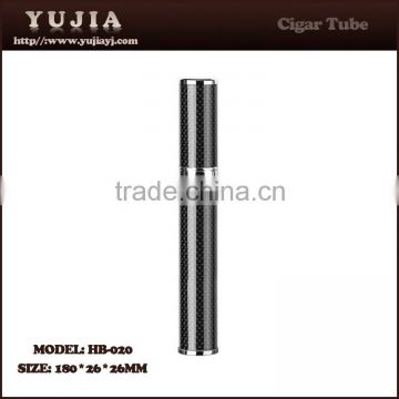 Portable single cigar tube carbon fiber cigar holder with good packing