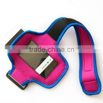 neoprene lycra running armband cell phone with pockets for iphone