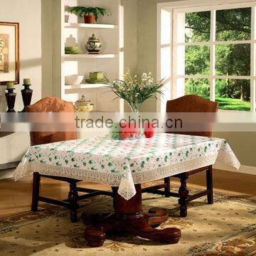 PVC nonwoven backing tablecloth WF-2043A