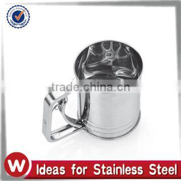 3 Cup Stainless Steel Handle Flour Sifter