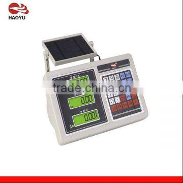 Solar digital scale indicator