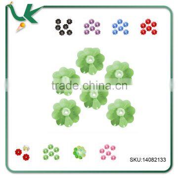 6mm Peridot Rondelle Crystal Flower Beads Margarita Bead