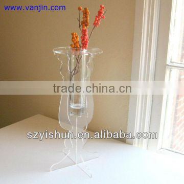 Manufacturing clear acrylic vases acrylic glass vases