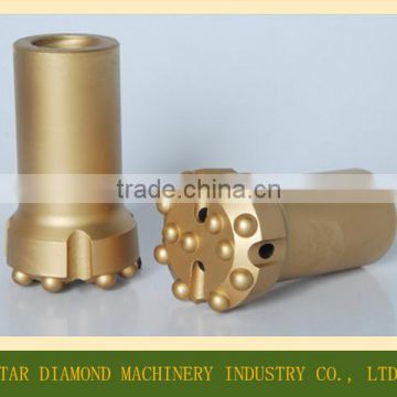 Thread Button bits, T38 Button bit. Bench drilling T38 rock drill bit