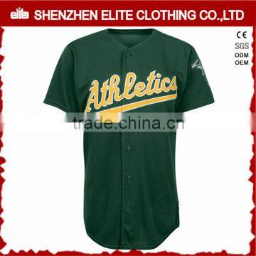 men slim fit team green baseball jersey korean