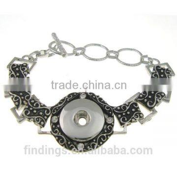CJ3478 diy kit make friendship bracelets,button bracelet jewellery,snap button charm bracelet jewelry
