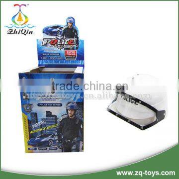 Children toys police helmet police cap plastic children toy