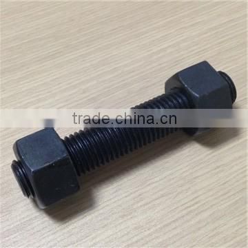 threaded rod brass black color