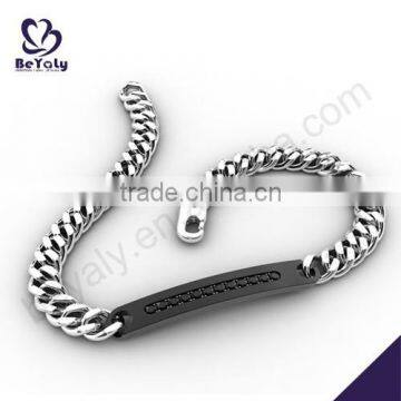 China Manufacturer 2015 latest stainless steel bead bracelet mens