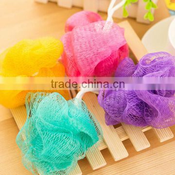 OEM Natural PE Mesh Shower Body Bath Sponge