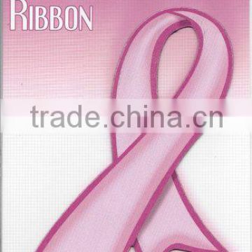 Find a Cure Pink Ribbon Decorative Auto Magnet