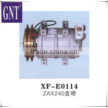 Excavator ZAX240 direct injection air compressor