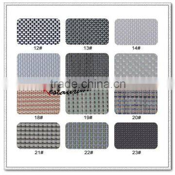 T087 PVC Gray Tone Weave Placemat/Coaster/Dish Mat