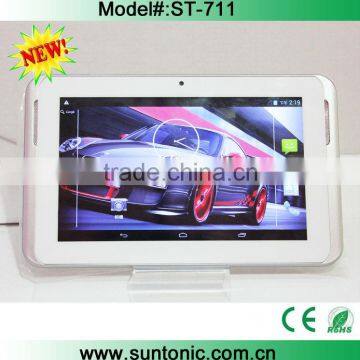 7 inch MTK 6572 dual core 3G tablet with dual sim card slot and GPS