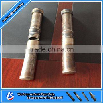 Ultra sonic testing pipe tube for bridge construction