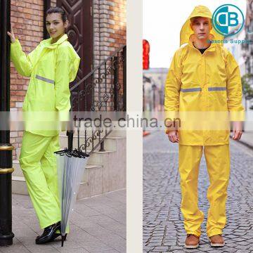 waterproof yellow raincoat