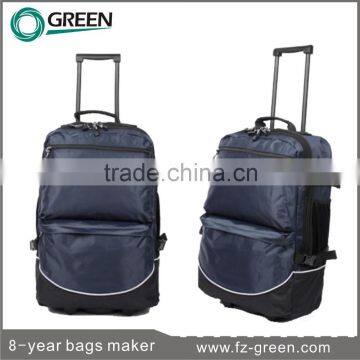 2015 Dark Blue Trendy Hot Sale Trolley Luggage Bag