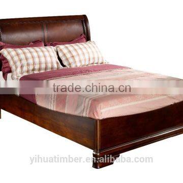 hot sale bed australian sleigh bed with stroages antique style wooden bed