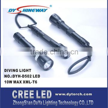 super bright CREE XML U3 10W 1200LUMEN led scuba light ,IP68