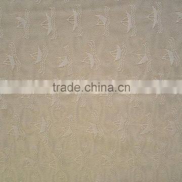 Factory New Design 84/16 Nylon Spandex Sailing Boat Patern Jacquard Mesh Fabric, Femal Garments Jacquard Mesh Fabric