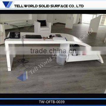 TW factory made CEO office table, modern aluminum office desk