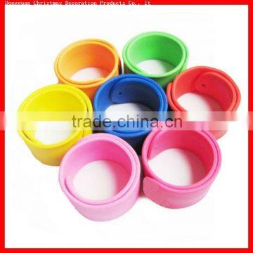 fashion silicone slap wristband