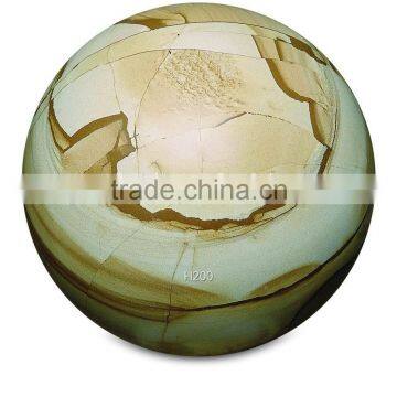 Burma Teak Wood Marble Spheres Ball