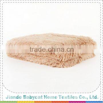 HOT SALE trendy style microfiber fake fur blankets fast delivery