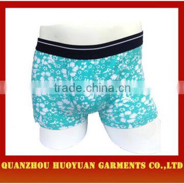 Huoyuan sexy men's Boxer Brief 100% bamboo fiber fashion underwear new design collection