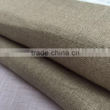 linen canvas dew retting linen fabric for pants shoes bags