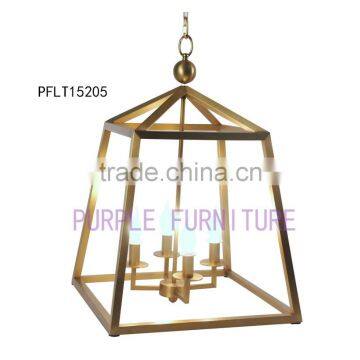 stainless steel copper plated decoration pandant lamp