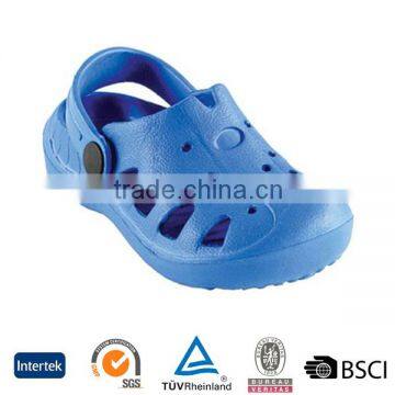 2016 stylish cheap price hot sale navy blue car painting cute outdoor clogs junior size 5 boys