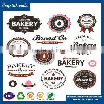 company logo brand name sticker