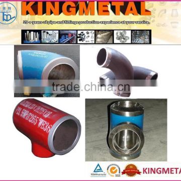 GB/ANSI/ASME/DIN High pressure carbon/alloy/stainless seamless steel pipe fitting